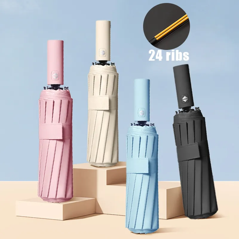 12 bone auto umbrella (2+1)