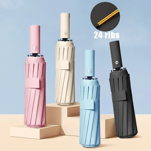 12 bone auto umbrella (2+1)