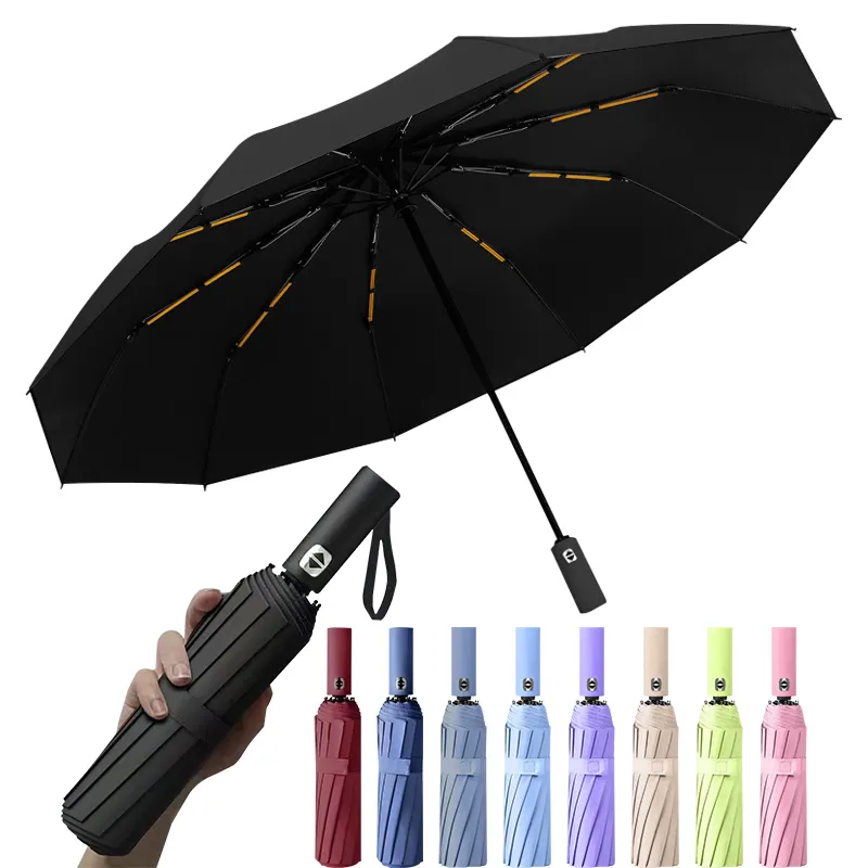12 bone auto umbrella (2+1)